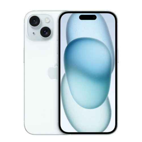 iPhone 15 in blue