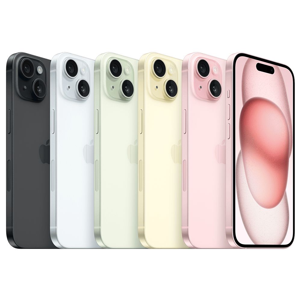 iPhone 15 colors lineup