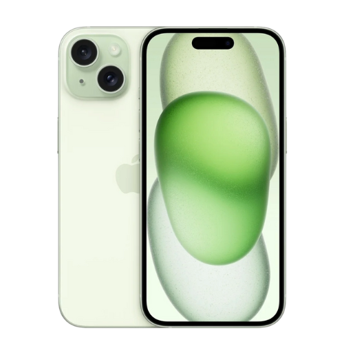 iPhone 15 in green