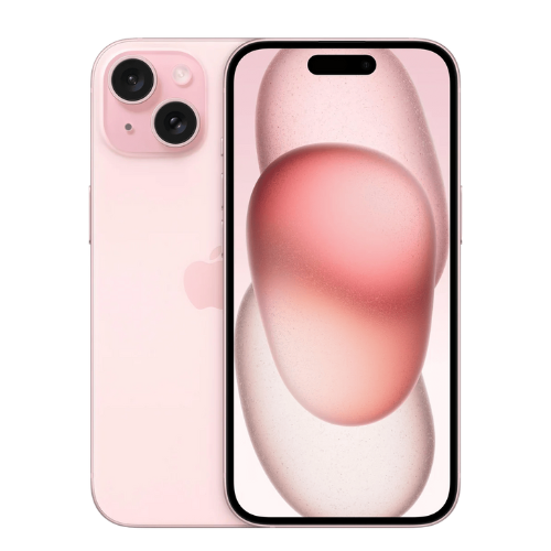 iPhone 15 in pink